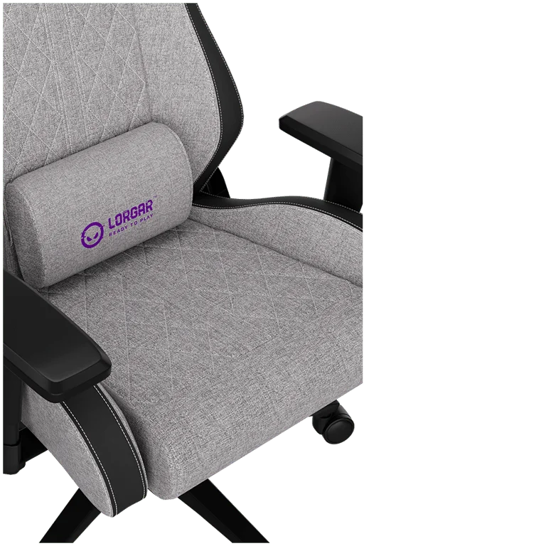 LORGAR CHA41, Ergonomic Gaming Chair Advanced, premium anti-stain fabric, Grey