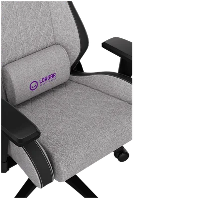 LORGAR CHA41, Ergonomic Gaming Chair Advanced, premium anti-stain fabric, Grey