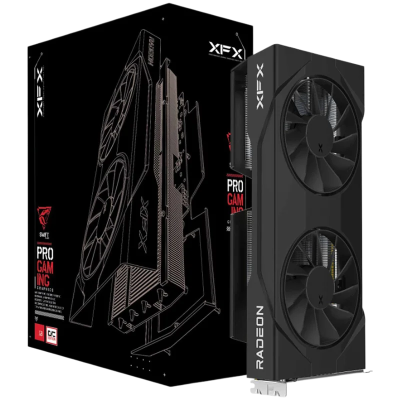Видео карта XFX – Swift AMD Radeon RX 9060 XT OC, 16GB GDDR6, 128-bit