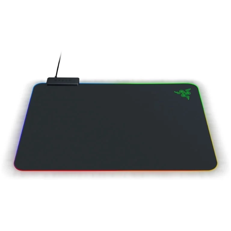 Подложка за мишка Razer Firefly V2, Razer Chroma RGB, micro-текстурирана повърхност, ултра-тънка, кабелен уловител, 19 зони осветление, 355x255x3 мм, черен