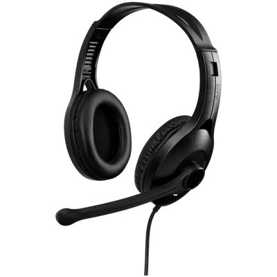 Edifier K800 USB Over-Ear Headphones, 40mm Drivers, Noise-Cancelling Microphone, Inline controls, Black