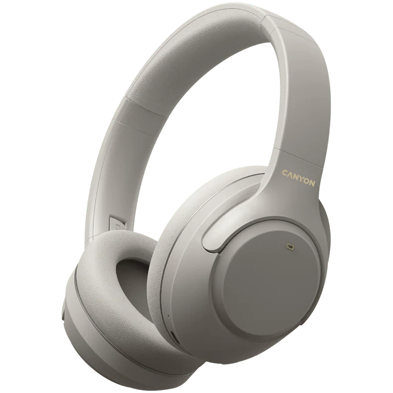 Слушалки CANYON OnRiff 6 ANC сиви над ухо Bluetooth
