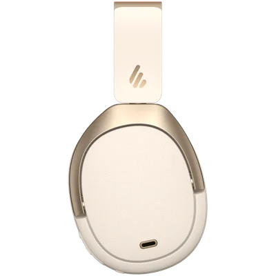 Edifier WH950NB Wireless Over-Ear Headphones, 40mm Dynamic Titanium-Coated Drivers, BT V5.4, ANC, Hi-Res Audio Certification, Up To 80H Battery, USB-C, Ivory