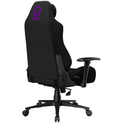 LORGAR CHA41, Ergonomic Gaming Chair Advanced, premium anti-stain fabric, Black/purple