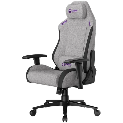 LORGAR CHA41, Ergonomic Gaming Chair Advanced, premium anti-stain fabric, Grey
