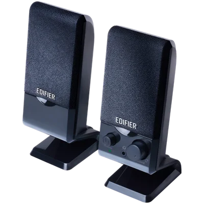 Edifier M1250 2.0 Audio System, USB, AUX, 1.2W (RMS), Volume Control, Black