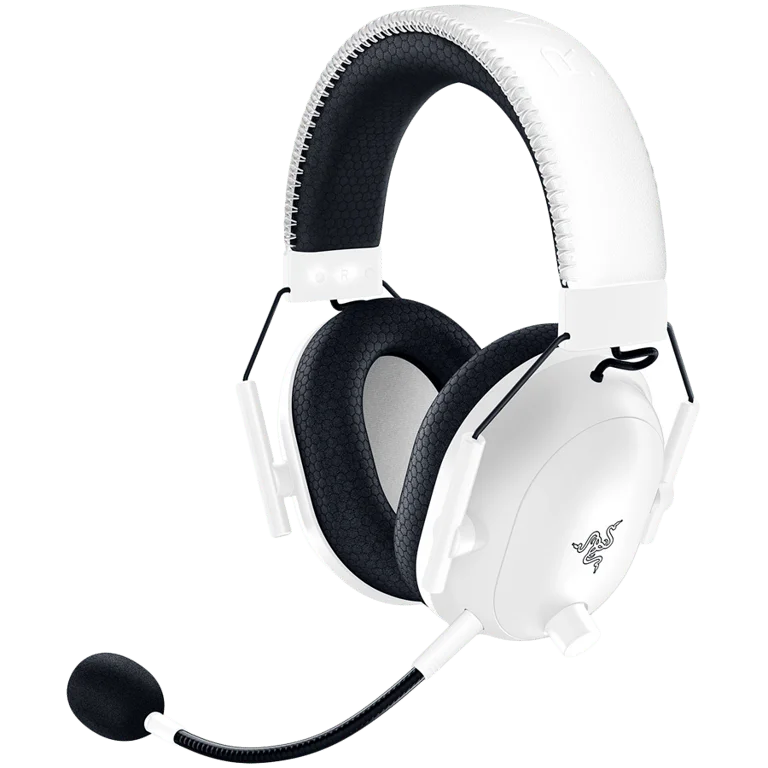 Гейминг слушалки Razer BlackShark V2 Pro (2023) RZ04-04530200-R3M1 безжични, 50 mm драйвери, бял цвят