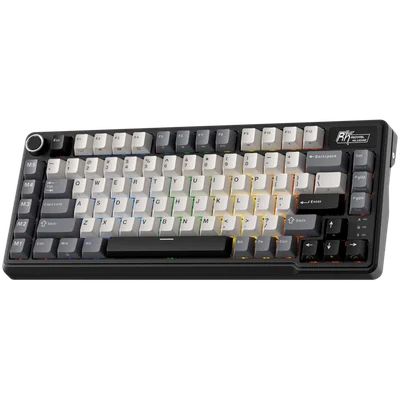 Гейминг клавиатура ROYAL KLUDGE RK L75 Knight Black Cream switch