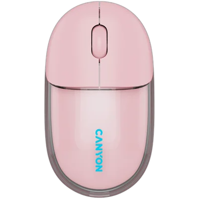 CANYON mouse OnClick 24 BT/ Wireless Transparent/Pink