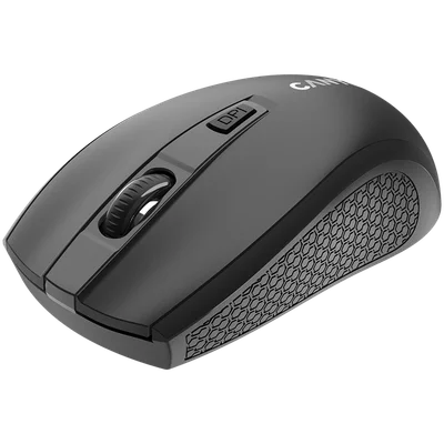 CANYON MW-7, 2.4Ghz wireless mouse, 6 buttons, DPI 800/1200/1600, with 1 AA battery ,size 110*60*37mm,58g,black