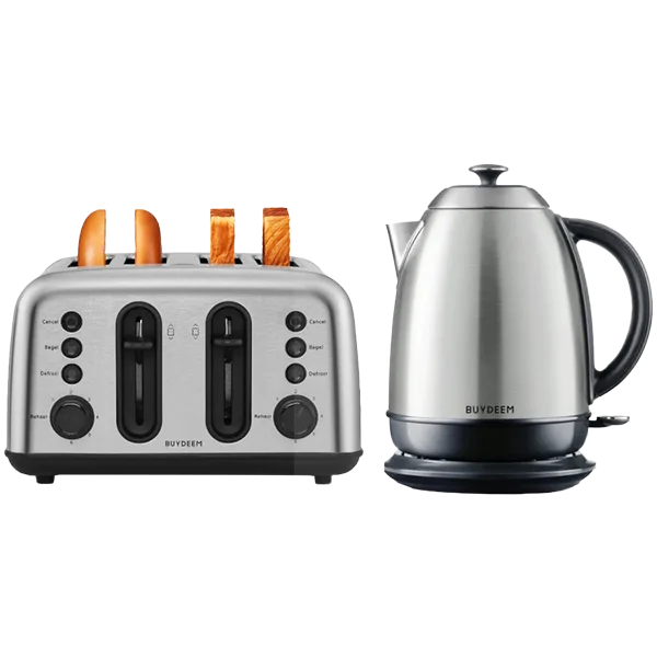 Електрическа кана BUYDEEM K640E, 1.7L, 2400W, неръждаема стомана