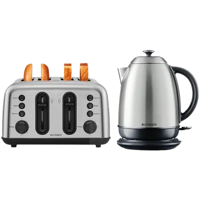 Електрическа кана BUYDEEM K640E, 1.7L, 2400W, неръждаема стомана