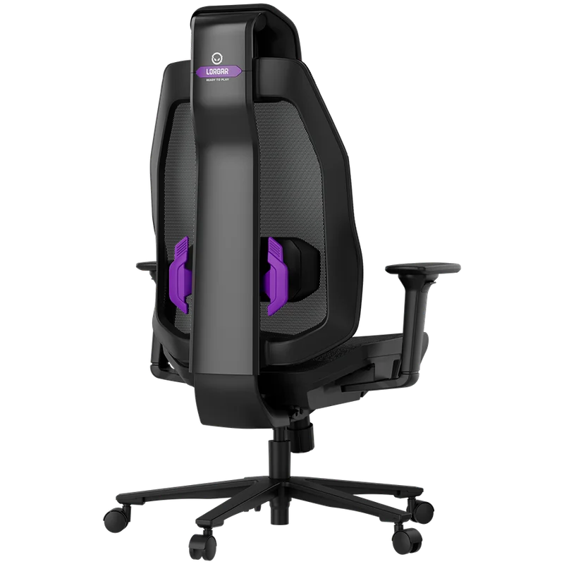 Гейминг стол LORGAR – CHP51 Pro Mesh, черен, регулируем, 4D подлакътници
