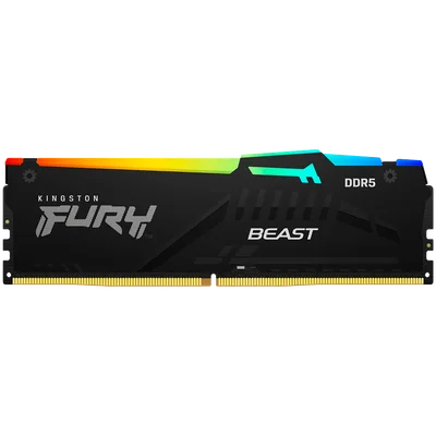 Kingston 64GB 6000MT/s DDR5 CL36 DIMM (Kit of 2) FURY Beast RGB