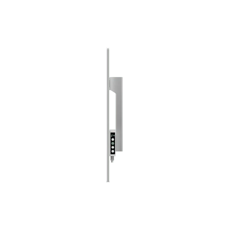 AENO Premium Eco Smart Quadro Wall Heater, 500W, 50x50 cm., Tempered glass, Infrared+convection heating type, LED display Plug type: Europe (E/F type), WHITE, Made in Poland