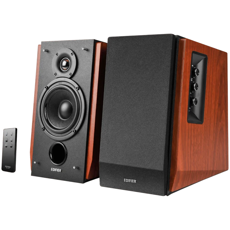 Тонколони Edifier – R1700BT, 2.0, Bluetooth 5.1, 66W, кафяви