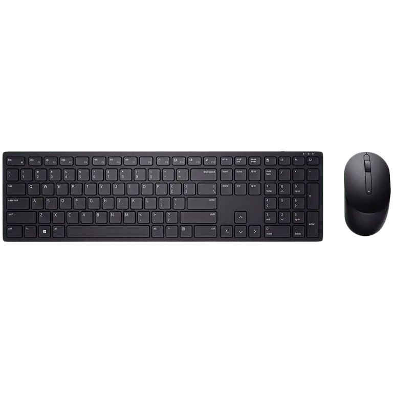 Dell Pro Wireless Keyboard and Mouse - KM5221W - US International (QWERTY) - Black