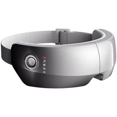 Масажор за очи RENPHO – Eyeris View R-G004, сив, 5 режима, нагряване, Bluetooth, сгъваем