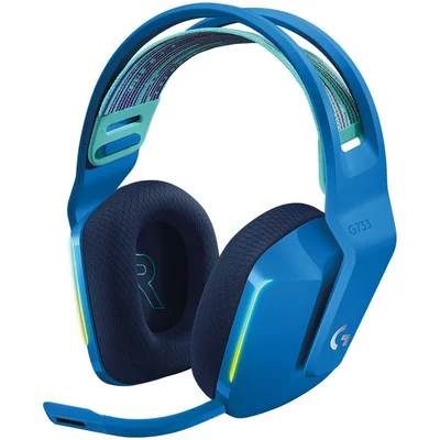 Гейминг слушалки Logitech G733 LIGHTSPEED безжични, RGB, син