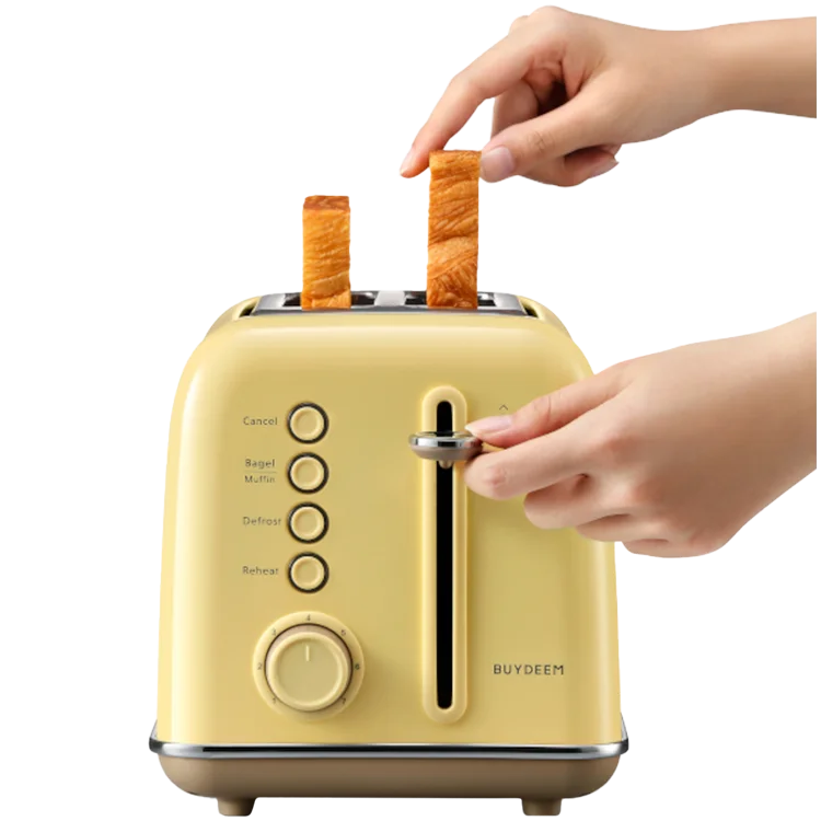Тостер BUYDEEM – DT620E, 2 филии, Mellow Yellow