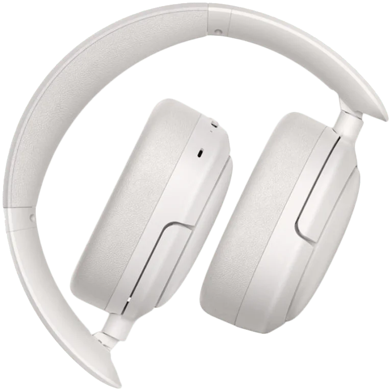 Слушалки Edifier W800BT Pro безжични над ушите, ANC, 40mm драйвери, Bluetooth 5.4, Multipoint, AI шумопотискане, до 45 ч батерия, USB-C, Ivory