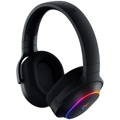 Razer Barracuda X Chroma, Gaming Headset, Black, Oval Ear Cushions, 2.4 GHz Wireless / Bluetooth, Breathable Fabric with Memory Foam Cushions, Detachable Razer™ HyperClear Cardioid Mic, 7.1 Surround sound: Only available on Windows 10 64-bit (or higher)