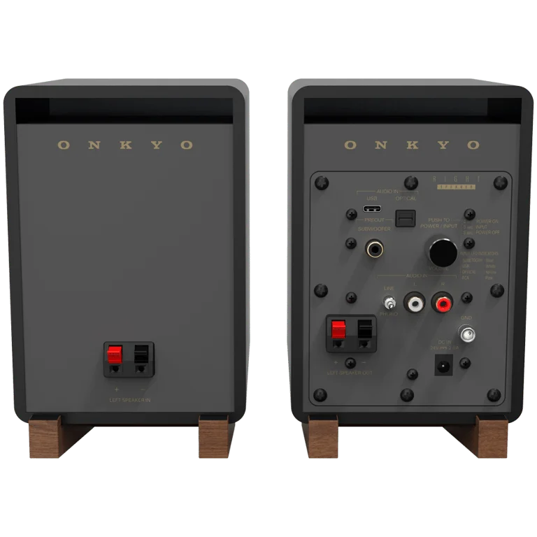 Onkyo Creator Series GX-10DB Powered Speakers, Black, pair