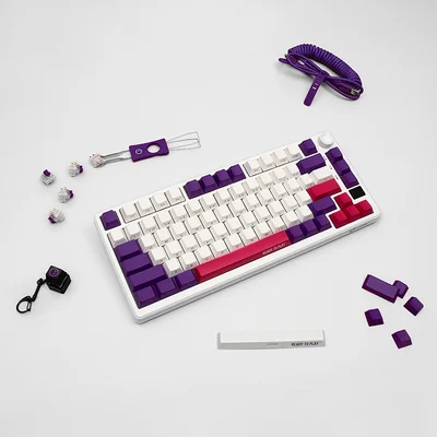 LORGAR KBP7075W, Wireless 75% Mechanical Gaming Keyboard Pro, White, EN layout