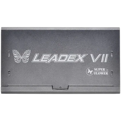 Захранващ модул SUPER FLOWER – Leadex VII XG 1000W, ATX 3.1, 80 Plus Gold, изцяло модулен, 140 мм вентилатор, черен
