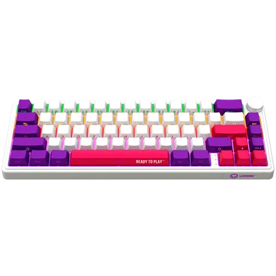 LORGAR KBP70MW, Wireless 65% Mechanical Gaming Keyboard Pro, White, EN layout