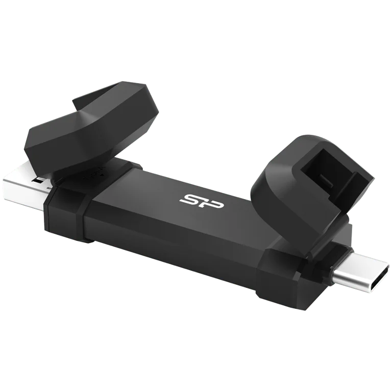 Silicon Power DS72 250GB USB Type-A and USB Type-C 3.2 Gen 2 Black