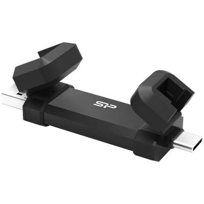 Silicon Power DS72 250GB USB Type-A and USB Type-C 3.2 Gen 2 Black
