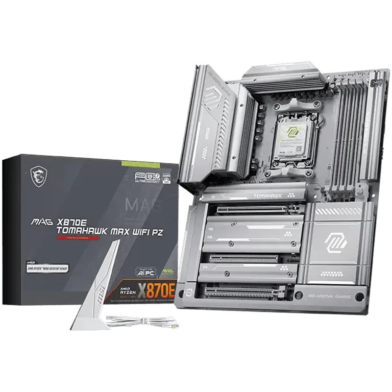 Дънна платка MSI MAG X870E TOMAHAWK MAX WIFI PZ ATX Socket AM5 DDR5 8400MHz Wi-Fi 7 5G LAN