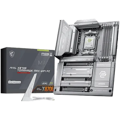 Дънна платка MSI MAG X870E TOMAHAWK MAX WIFI PZ ATX Socket AM5 DDR5 8400MHz Wi-Fi 7 5G LAN