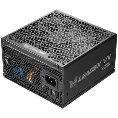 Захранващ модул SUPER FLOWER – Leadex VII XG 1000W, ATX 3.1, 80 Plus Gold, изцяло модулен, 140 мм вентилатор, черен