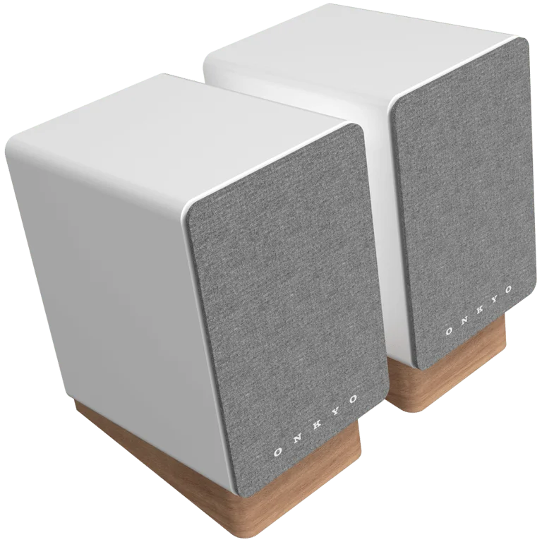 Onkyo Creator Series GX-10DB Powered Speakers, White, pair