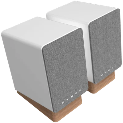 Onkyo Creator Series GX-10DB Powered Speakers, White, pair