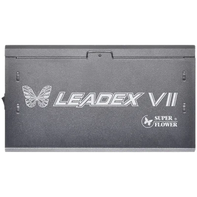 Захранващ модул SUPER FLOWER – Leadex VII XG 1000W, ATX 3.1, 80 Plus Gold, изцяло модулен, 140 мм вентилатор, черен