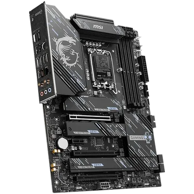 MSI Z890 GAMING PLUS WIFI6E, LGA 1851, Dual Channel DDR5 up to 9200(OC)MHz, 3x PCIe x16 slots, 4x M.2 slot, 4x USB 2.0, 2x USB 3.2 Gen 1, 1x USB 3.2 Gen 2, 1x USB 3.2 Gen 2 Type-C, 1x HDMI, 1x DP, 5Gbps LAN, WIFI6E, 7.1 Audio, 3Y