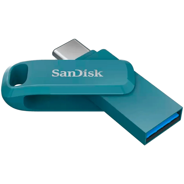 USB флашка SANDISK – Ultra Dual Drive Go, 256GB, USB Type-C, 400MB/s, Navagio Bay