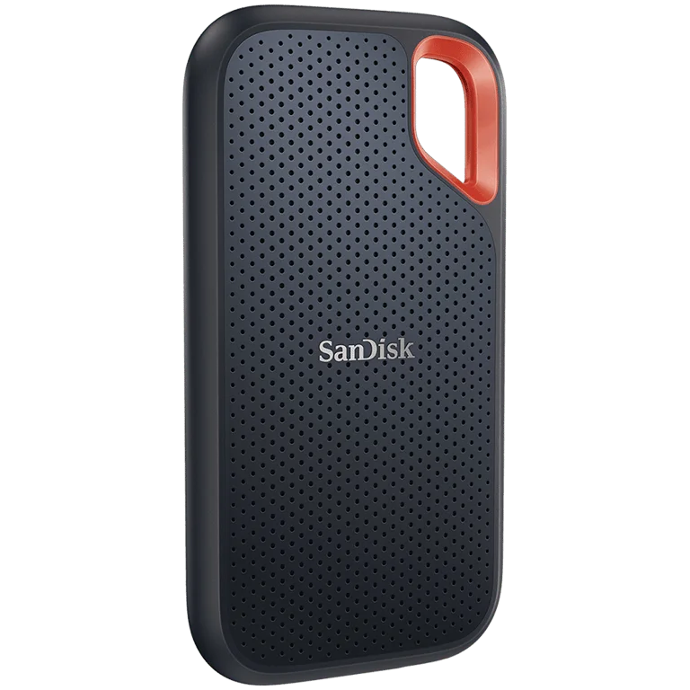 SANDISK Extreme 1TB Portable SSD - up to 1050MB/s Read and 1000MB/s Write Speeds, USB 3.2 Gen 2, 2-meter drop protection and IP55 resistance