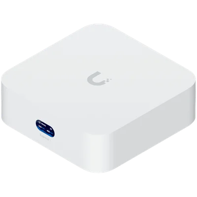 Рутер Ubiquiti UniFi Express 7 UX7, 10G Cloud Gateway, Wi-Fi 7, ARM Cortex-A53, 3GB RAM, RJ-45 WAN/LAN, бял