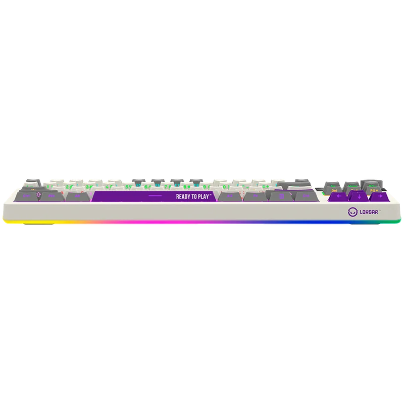 LORGAR KBP70TKLW, Wireless TKL Mechanical Gaming Keyboard Pro, Beige, EN layout
