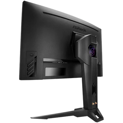 Asrock Curved Gaming Monitor, 27" QHD(2560x1440) VA, Anti-Glare, 180 Hz, 132% sRGB, 5000:1, 16:9, 300 cd/m^2, 178º/178º, 1ms (MPRT), FreeSync, Flicker-free, Tilt, Swivel, Hight adj, VESA, 2x 2W Speaker, 2x HDMI, 1x DP, 1x Audio, Wi-Fi antenna, 3Y