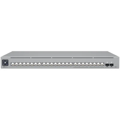Суич UBIQUITI – UniFi Switch Pro Max 24 PoE, USW-Pro-Max-24-PoE-EU, 24x 2.5GbE RJ45, 2x 10G SFP+, 8 PoE+, 16 PoE++