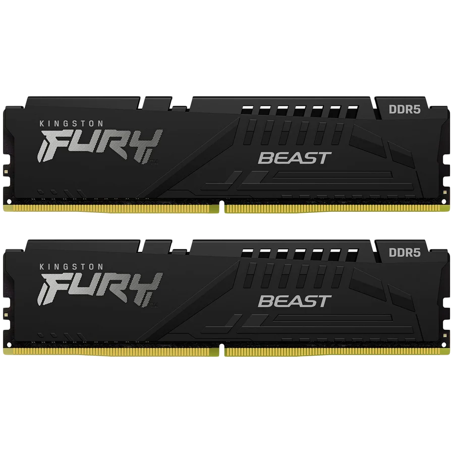 Kingston 64GB 6400MT/s DDR5 CL32 DIMM (Kit of 2) FURY Beast Black EXPO