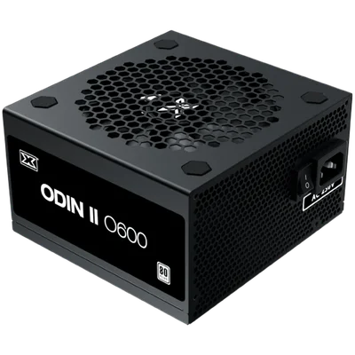 Xigmatek Odin II 600W (Black, AC 230V, DF APFC, Black Cable, 80PLUS, 120mm Fan, EU Power Cord, Color Box)