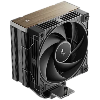 DeepCool AK400 G2, CPU Air Cooler, 1x120mm PWM Fan, Wooden Top Cover, TDP 240W, 4 Heatpipes, Black, LGA1851/1700, AMD AM5/AM4, 132x92x156 mm(LxWxH), 3Y, R-AK400G2-BKNNMN-GJD