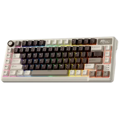 Гейминг клавиатура ROYAL KLUDGE RK L75 Mocha Grey Cream switch
