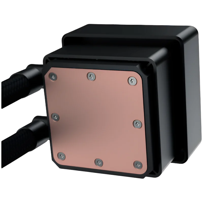 Водно охлаждане XIGMATEK Connect 240 EN45257, 3.4" LCD дисплей, ARGB PWM вентилатори, черен